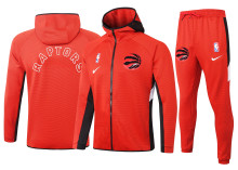 NBA Toronto Raptors Red with Cap Jacket Tracksuit High Quality