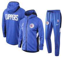 NBA Los Angeles Clippers Blue with Cap Jacket Tracksuit High Quality
