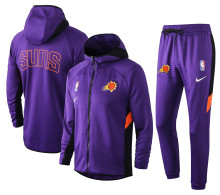NBA Phoenix Suns Purple with Cap Jacket Tracksuit High Quality