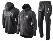 NBA Indiana Pacers Dark Grey with Cap Jacket Tracksuit High Quality