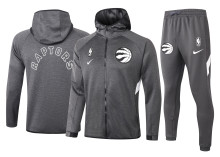 NBA Toronto Raptors Dark Grey with Cap Jacket Tracksuit High Quality