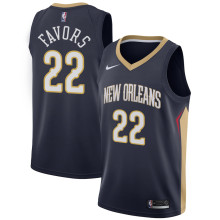 NBA Men New Orleans Pelicans Dark Blue #22 FAVORS Jersey High Quality Name and Number Print
