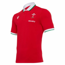 Rugby Season 2021 Wales National Red Rugby Polo High Quality