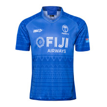 Rugby 2020-2021 Fiji Sevens Blue Training Rugby Jersey High Quality