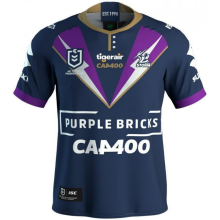 Rugby Season 2021 Melbourne Storm Commemorative  Purple Bricks  #FUSO 9 Rugby Jersey High Quality