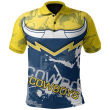 Rugby Season 2021 North Queensland Cowboys Rugby Polo High Quality