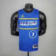 NBA Men 2021 All Star Jerseys Blue #3 BEAL Jersey High Quality Name and Number Print