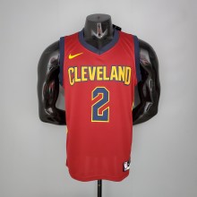 NBA Men Cleveland Cavaliers Red #2 IRVING Jersey High Quality Name and Number Print