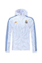 21-22 Real Madrid White Windbreaker Jacket Thai Quality
