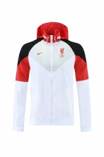 21-22 Liverpool White Windbreaker Jacket  Thai Quality