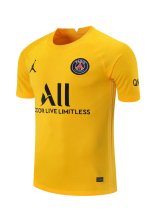 21/22 PSG Jordan Yellow Goalkeeper Jersey Fans Version