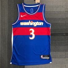 NBA Men 75th Anniversary Season 2022 Washington Wizards Blue #3 BEAL Jersey High Quality Name and Number Print