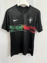2022 Portugal Black Soccer Jersey Fans Version  1:1 Quality