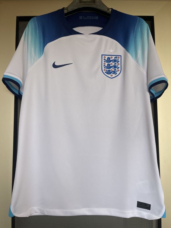 22/23 England Home World Cup Soccer Jersey Fans Version  1:1 Quality