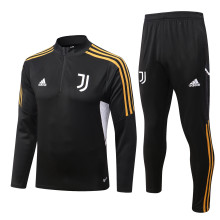 22-23 Juventus Black Sweater Tracksuit Thai Quality