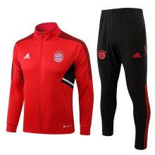 22-23 Bayern Red Jacket Tracksuit Thai Quality