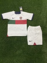 22/23 Portugal Away Kids World Cup Jersey