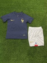22/23 France Home Kids World Cup Jersey