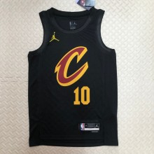 NBA Season 2023 Men Cleveland Cavaliers Black with Jordan Logo #10 GARLAND Jersey High Quality Name and Number Print