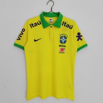 22/23 Brazil Yellow Polo Jersey Thai Quality