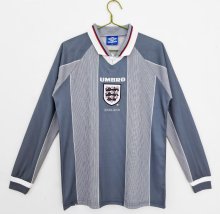 1996 England Away Retro Jersey Long Sleeve