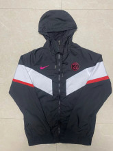 22/23 PSG Black with Nike Logo Windbreaker Jacket Thai Quality