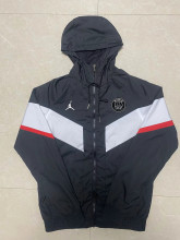 22/23 PSG Black with Jordan Logo Windbreaker Jacket Thai Quality