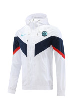 22/23 Inter Milan White with Nike Logo Windbreaker Jacket Thai Quality