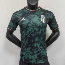 23/24 Italy Green Soccer Jersey Player Version  1:1 Quality