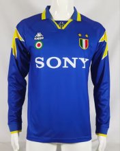95-96 Juventus Away Retro Jersey Long Sleeve
