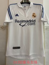01/02 Real Madrid Home Retro Jersey