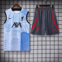 23/24 Liverpool Vest Training suit Blue Color