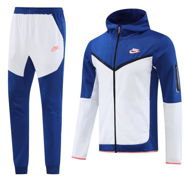 23/24 Nike Jacket Tracksuit White And Blue Color