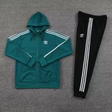 23/24 Adidas Jacket Tracksuit Green Color