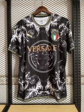 2023 Italy Special Black Soccer Jersey Fans Version