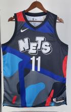 NBA Men 23-24 Brooklyn Nets City Edition #11 IRVING Swingman Jersey High Quality Name and Number Print