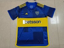 23/24 Boca Home Soccer Jersey With Sponsors Thai Quality
