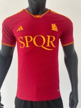 23/24 Roma Home Jersey With Sponsors Player Version 1:1 Quality