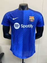 23/24 Barcelona Training Blue Jersey Player Version  1:1 Quality