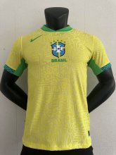 24/25 Brazil Home Jersey Yellow Player Version 1:1 Quality Thai Quality