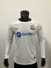 23/24 Barcelona Away Jersey Long Sleeve Player Version  1:1 Quality