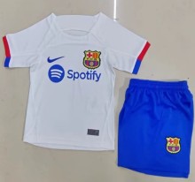 23/24 Barcelona Away Kids with Nike Brand