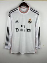 13/14 Real Madrid Home Retro Jersey Long Sleeve