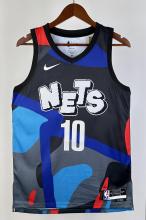 NBA Men 23-24 Brooklyn Nets City Edition #10 SIMMONS Swingman Jersey High Quality Name and Number Print