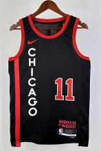 NBA 2024 Chicago Bulls City Edition Black #11 DEROZAN Jersey High Quality