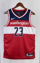 NBA Men 2023 Washington Wizards Red #23 JORDAN Jersey High Quality Name and Number Print