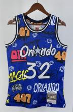 NBA Season 94-95 Orlando Magic Retro Blue #32 ONEAL Swingman Jersey32