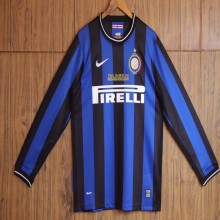 09/10 Inter Milan Home Retro Jersey Long Sleeve