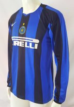 04-05 Inter Milan Home Retro Jersey Long Sleeve