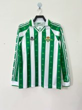 95/97 Real Betis Home Retro Jersey Long Sleeve Thai Quality